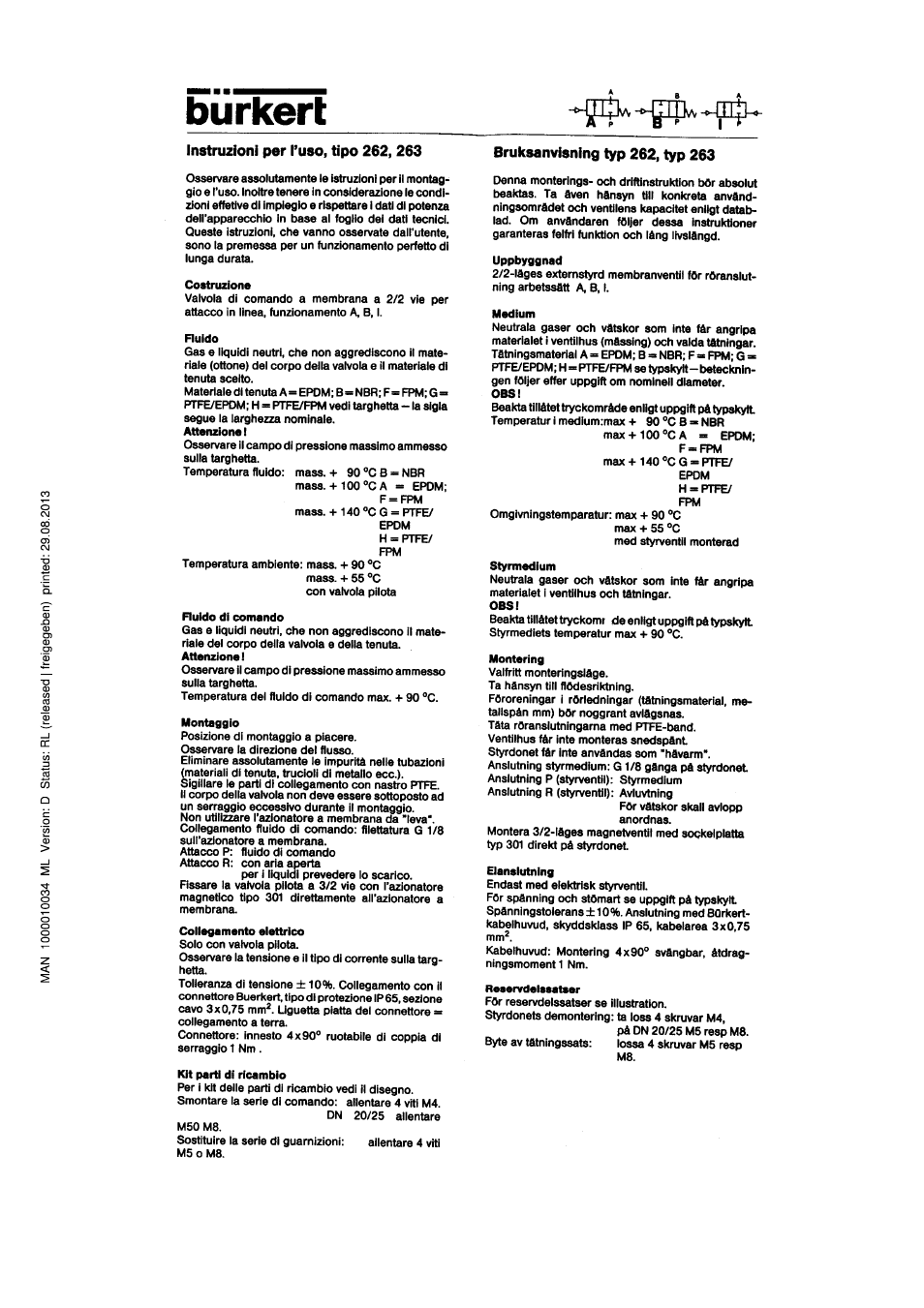 Burkert Type 0263 User Manual | Page 4 / 5