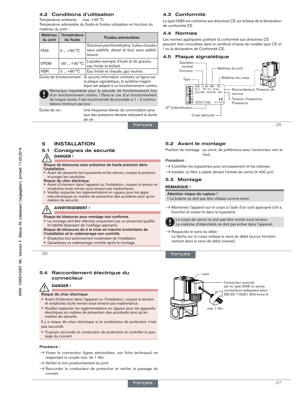 Burkert Type 0280 User Manual | Page 11 / 12