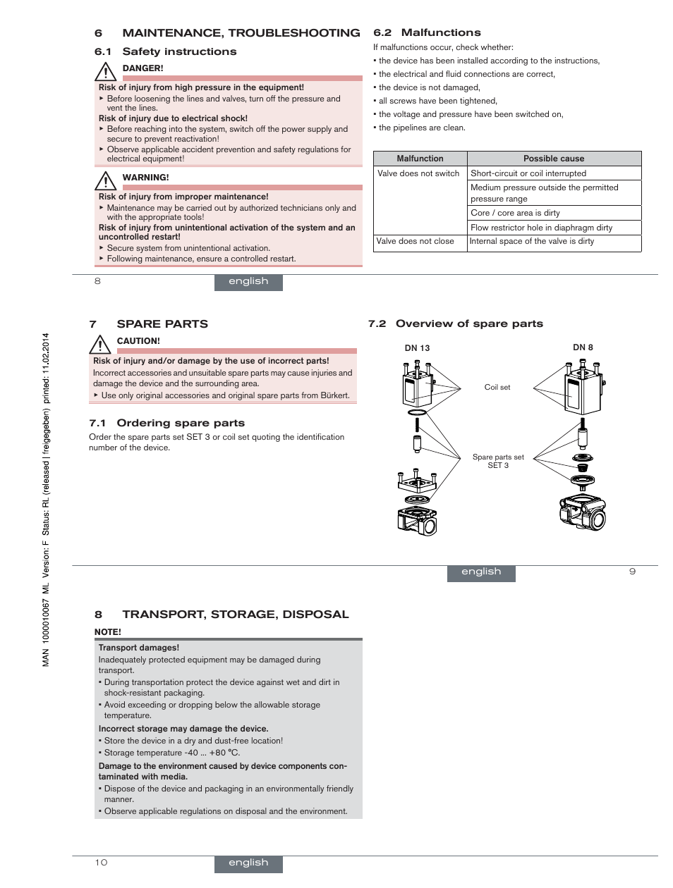 Burkert Type 0280 User Manual | Page 4 / 12