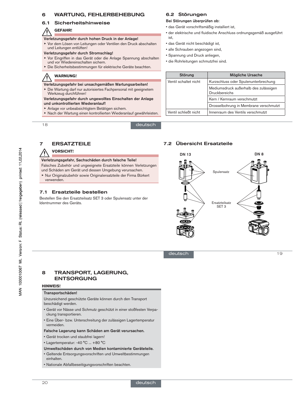 Burkert Type 0280 User Manual | Page 8 / 12