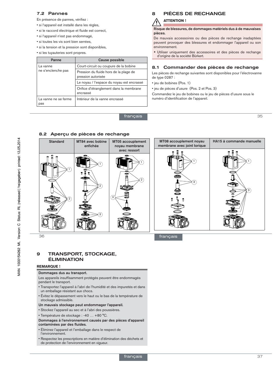 Burkert Type 0287 User Manual | Page 15 / 15