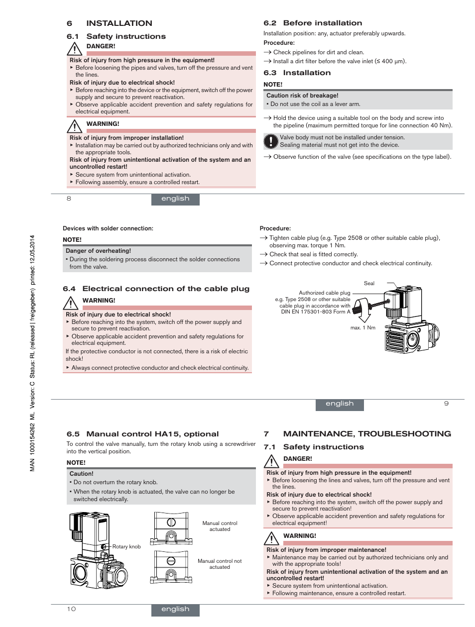 Burkert Type 0287 User Manual | Page 4 / 15