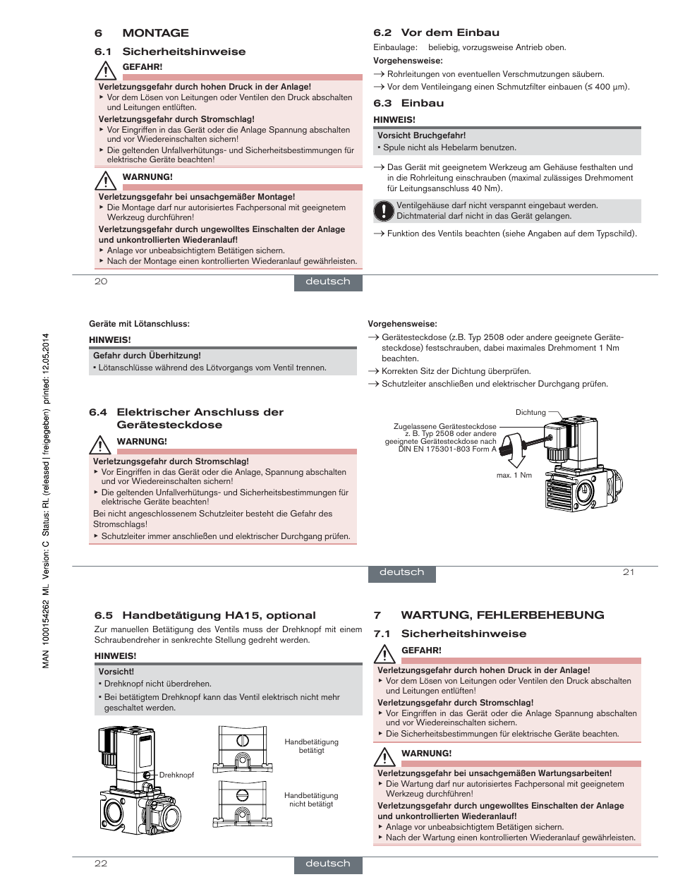 Burkert Type 0287 User Manual | Page 9 / 15