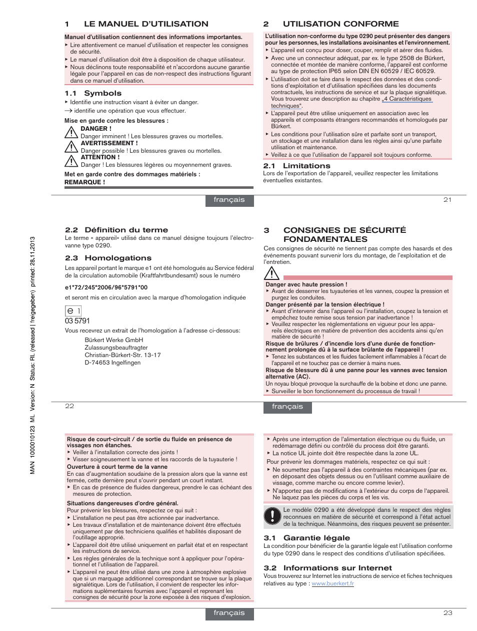 Burkert Type 0290 User Manual | Page 11 / 14
