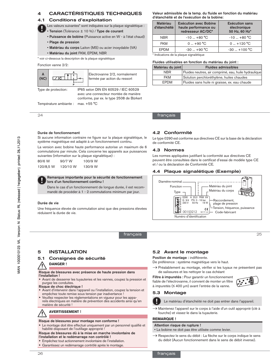 Burkert Type 0290 User Manual | Page 12 / 14