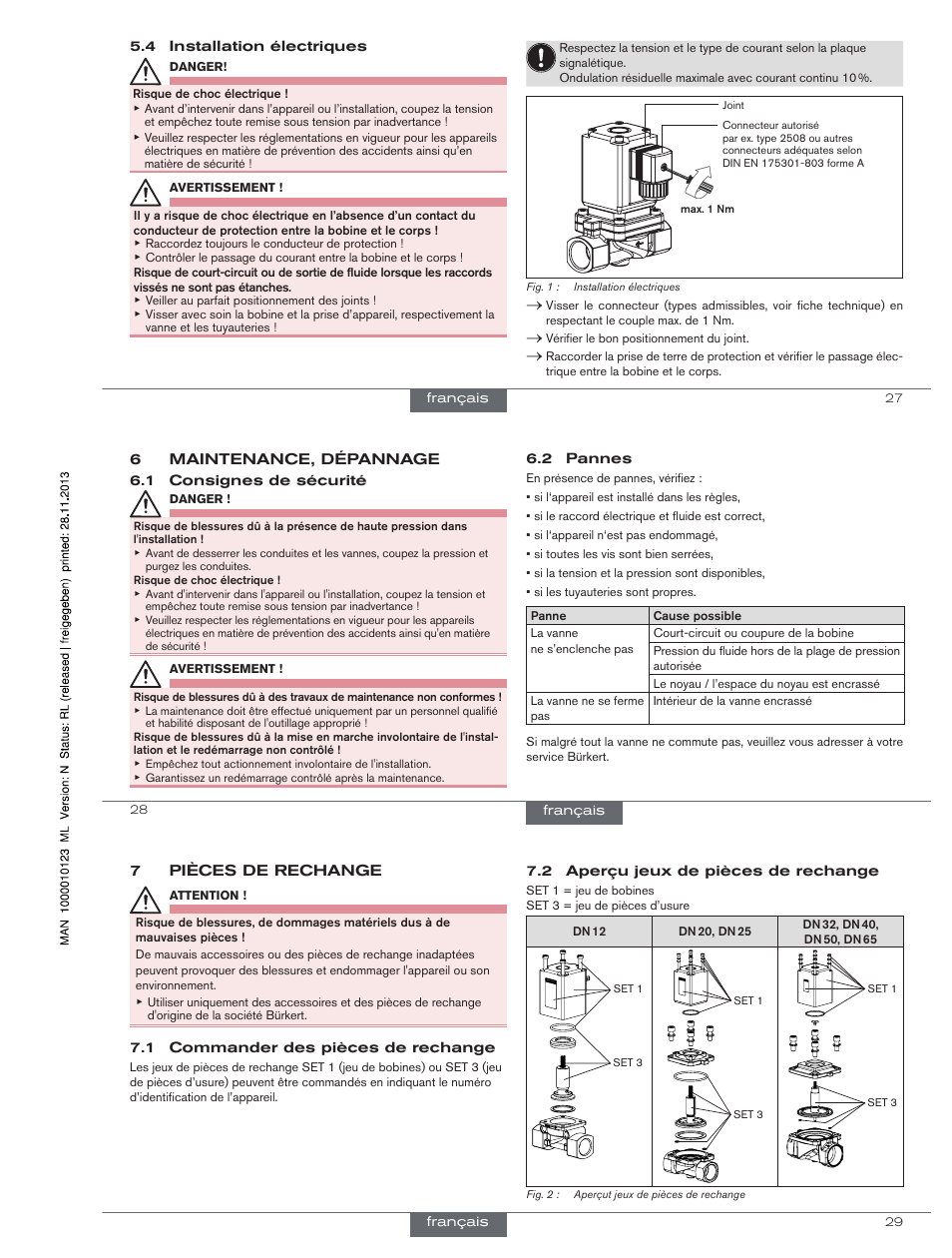 Burkert Type 0290 User Manual | Page 13 / 14