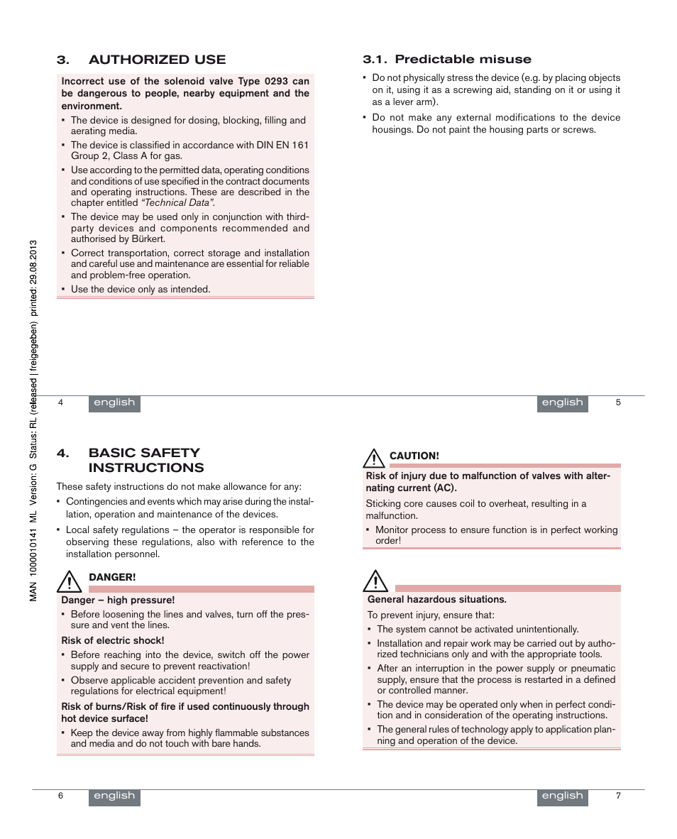 Burkert Type 0293 User Manual | Page 2 / 18