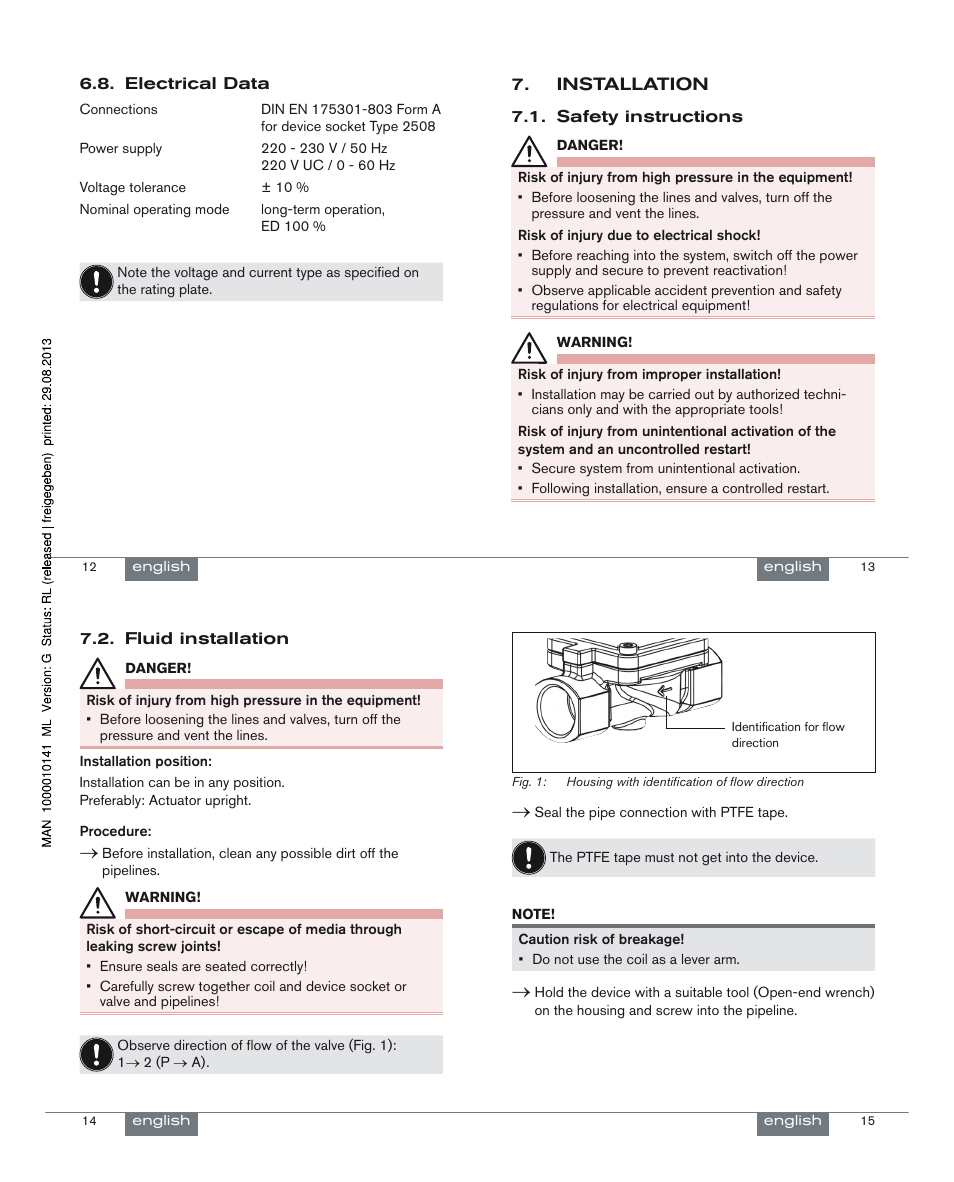 Burkert Type 0293 User Manual | Page 4 / 18