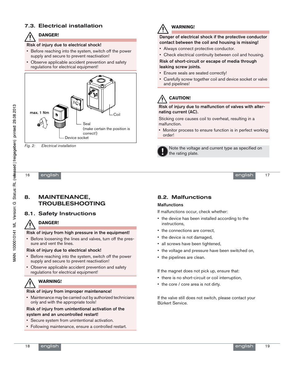 Burkert Type 0293 User Manual | Page 5 / 18