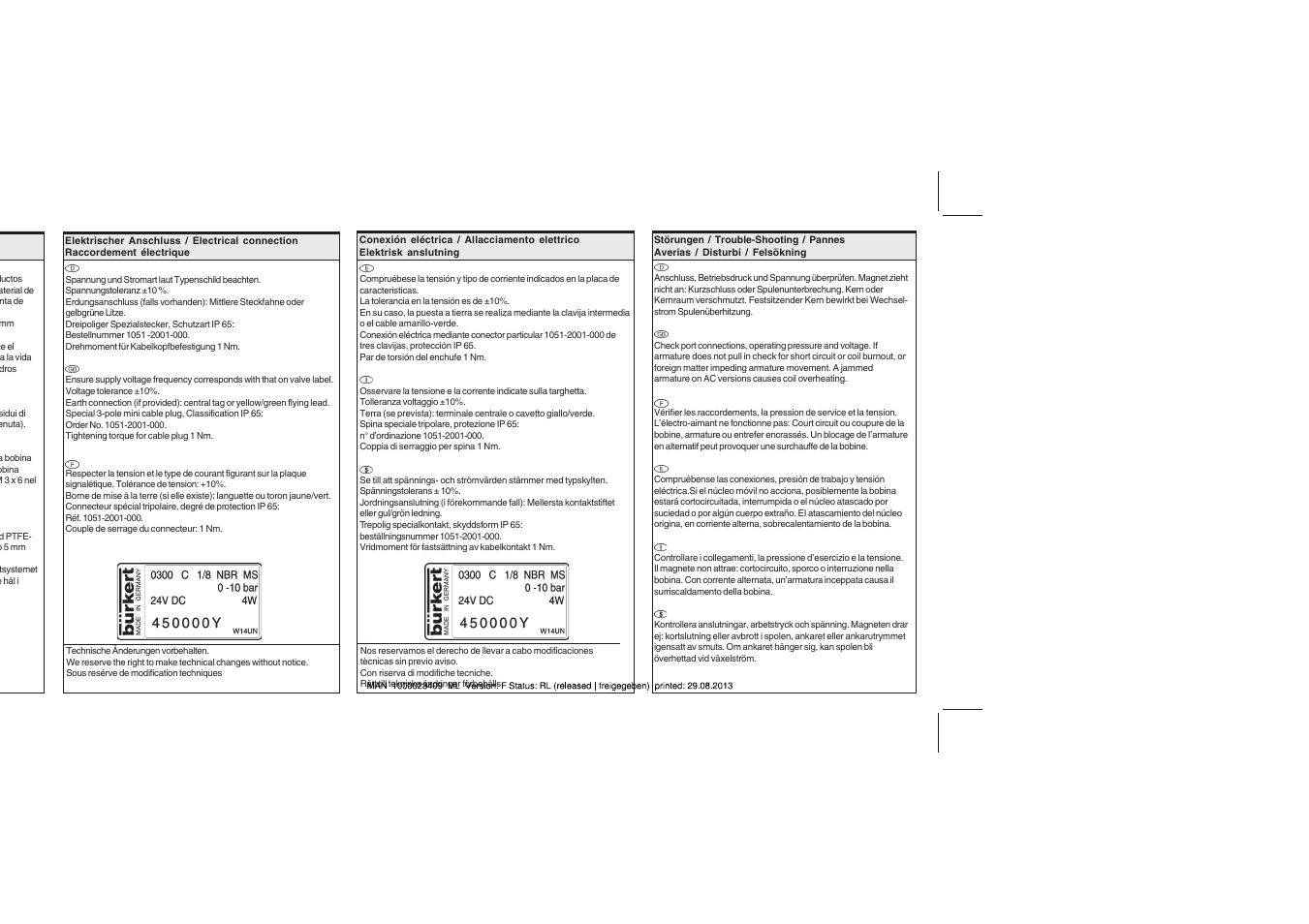Burkert Type 0300 User Manual | Page 3 / 6