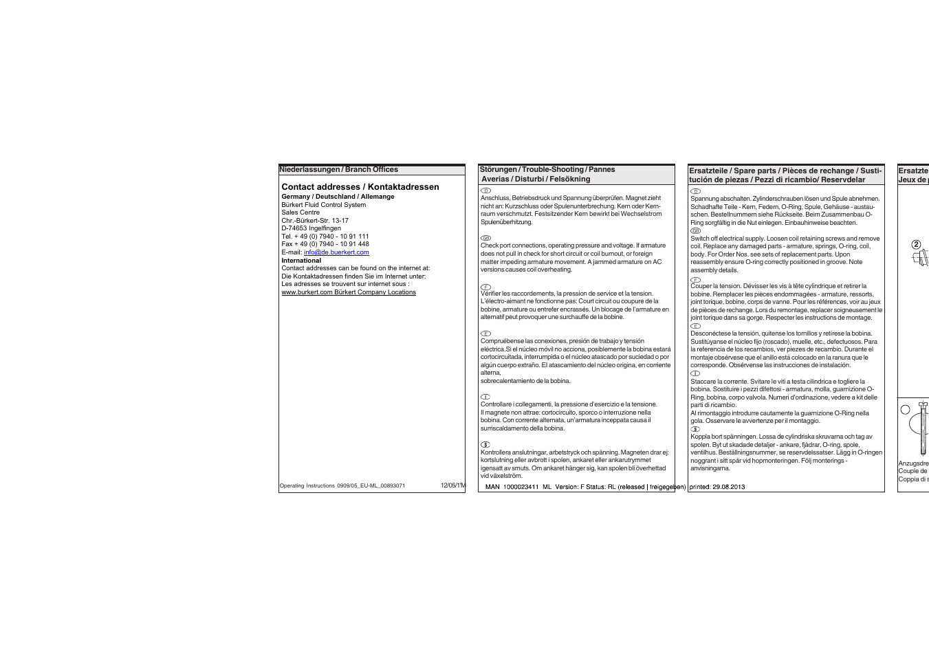 Burkert Type 0301 User Manual | Page 4 / 6