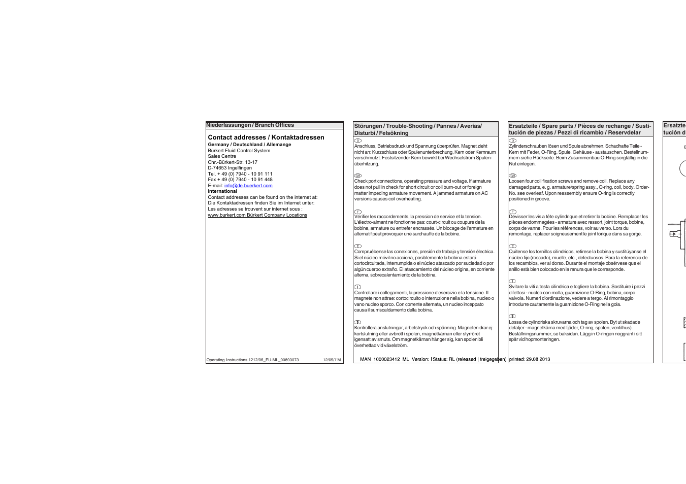 Burkert Type 0312 User Manual | Page 4 / 6
