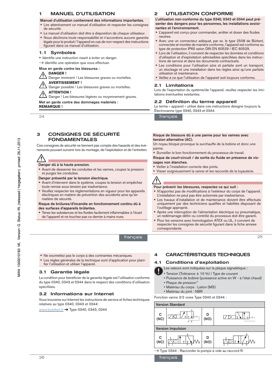 Burkert Type 0344 User Manual | Page 12 / 15
