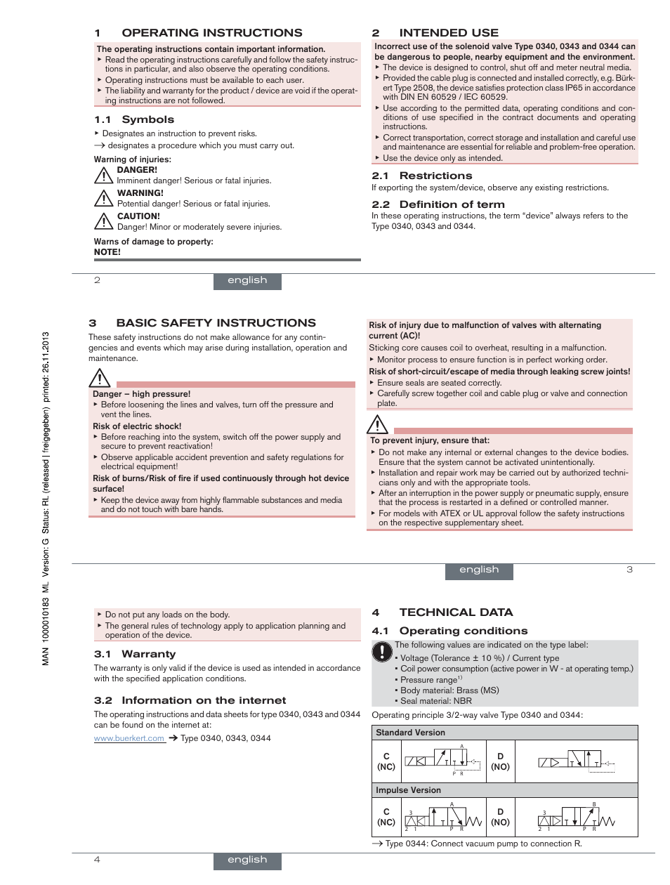 Burkert Type 0344 User Manual | Page 2 / 15