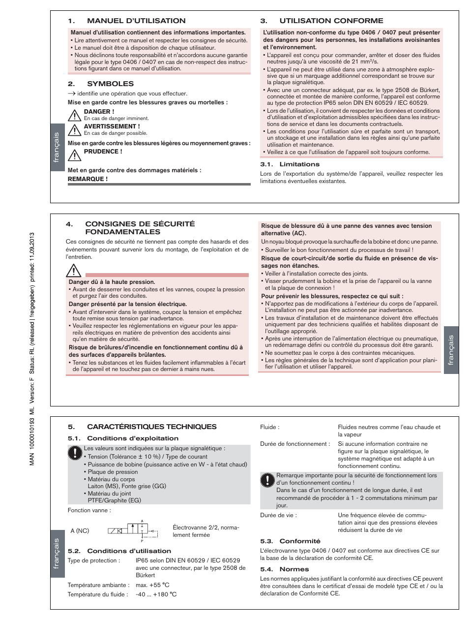 Burkert Type 0407 User Manual | Page 12 / 15