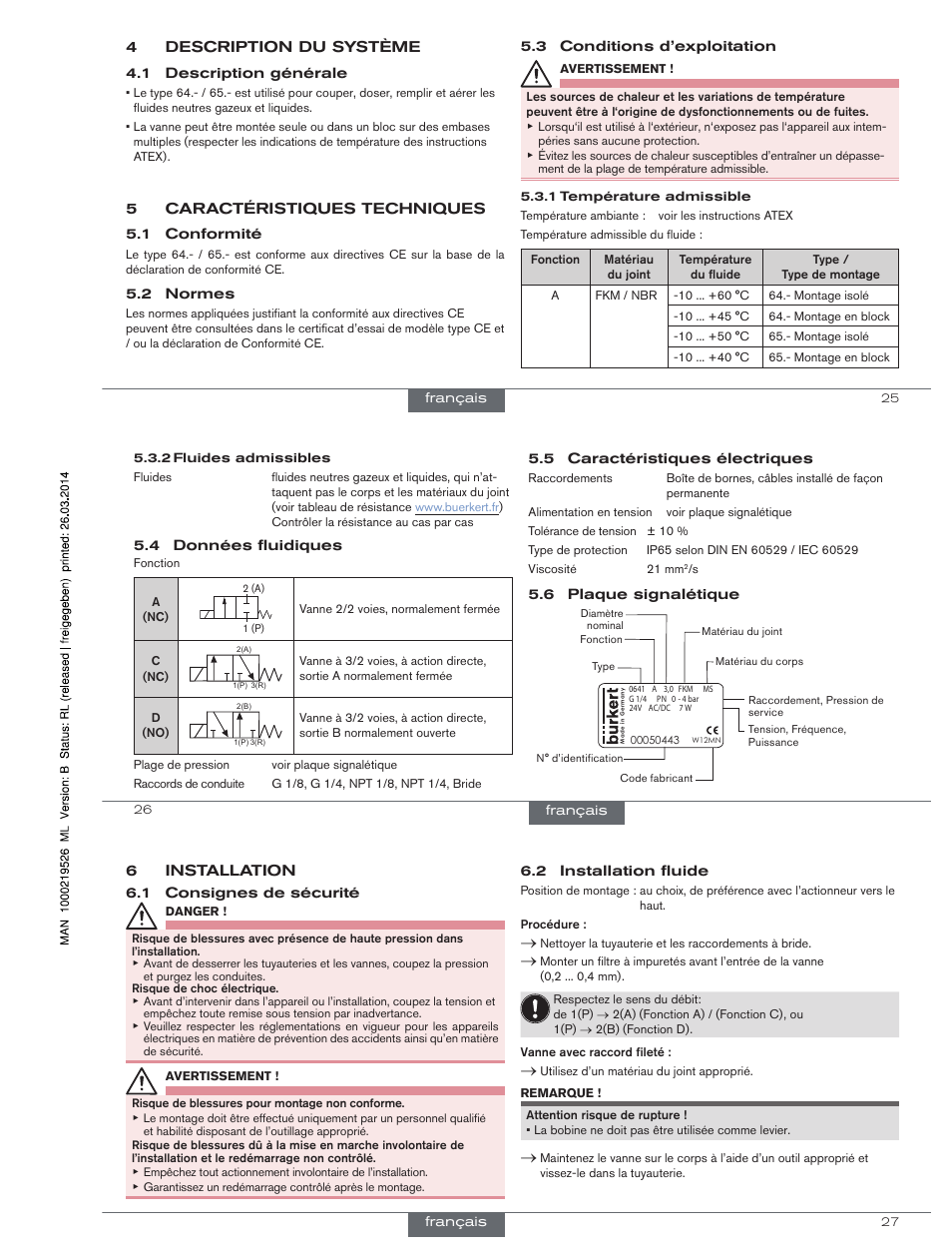 Burkert Type 0654 User Manual | Page 11 / 13