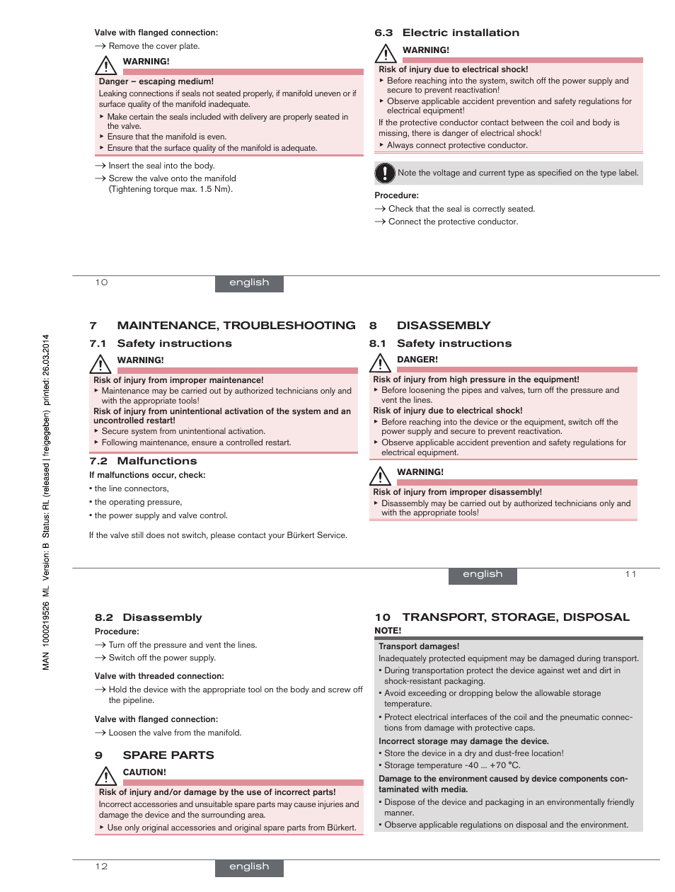 Burkert Type 0654 User Manual | Page 4 / 13