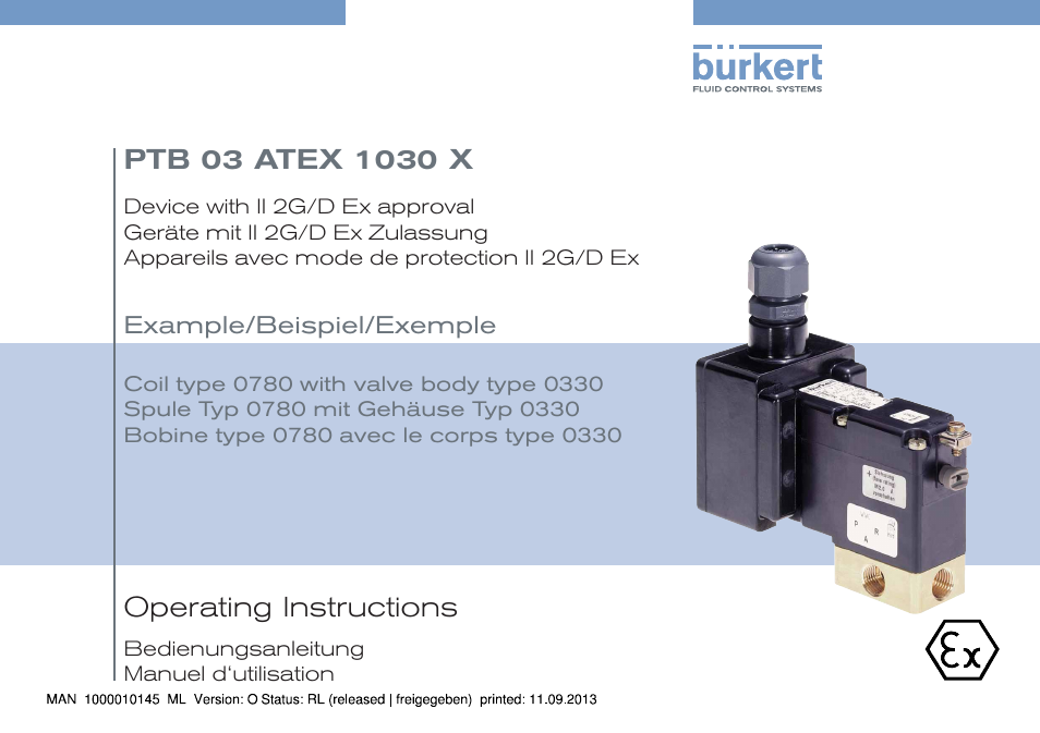 Burkert Type 0789 User Manual | 46 pages