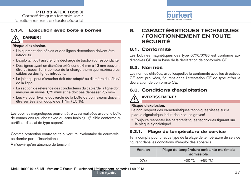 Burkert Type 0789 User Manual | Page 37 / 46