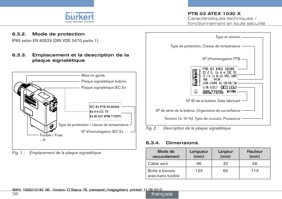 Burkert Type 0789 User Manual | Page 38 / 46