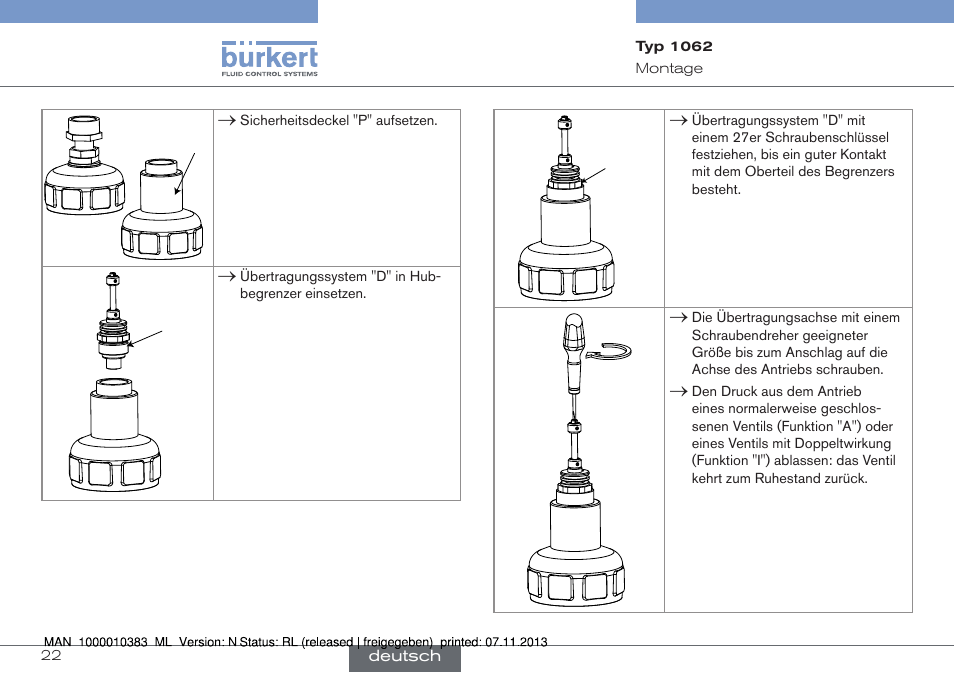 Burkert Type 1062 User Manual | Page 58 / 112