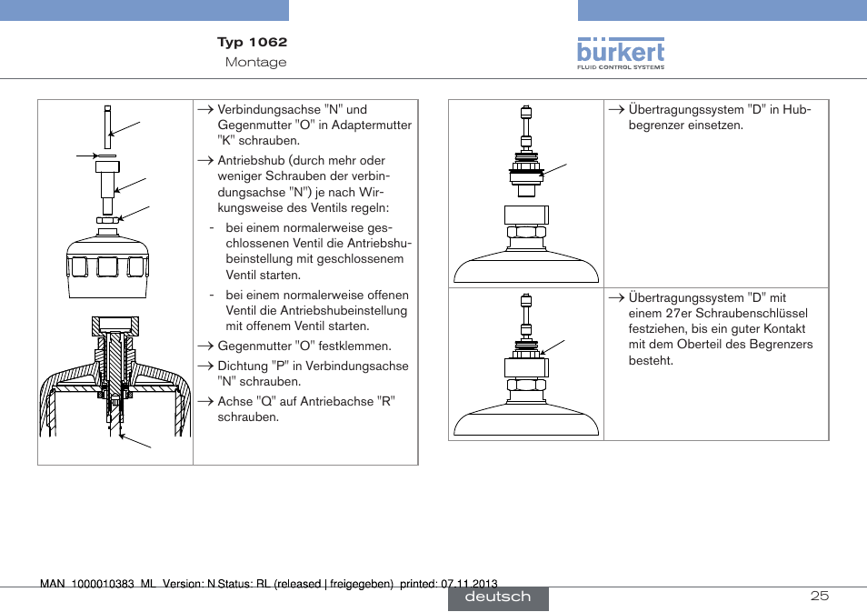 Burkert Type 1062 User Manual | Page 61 / 112