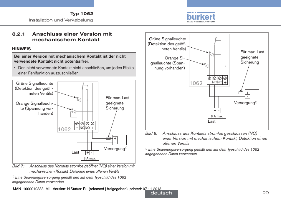 Burkert Type 1062 User Manual | Page 65 / 112