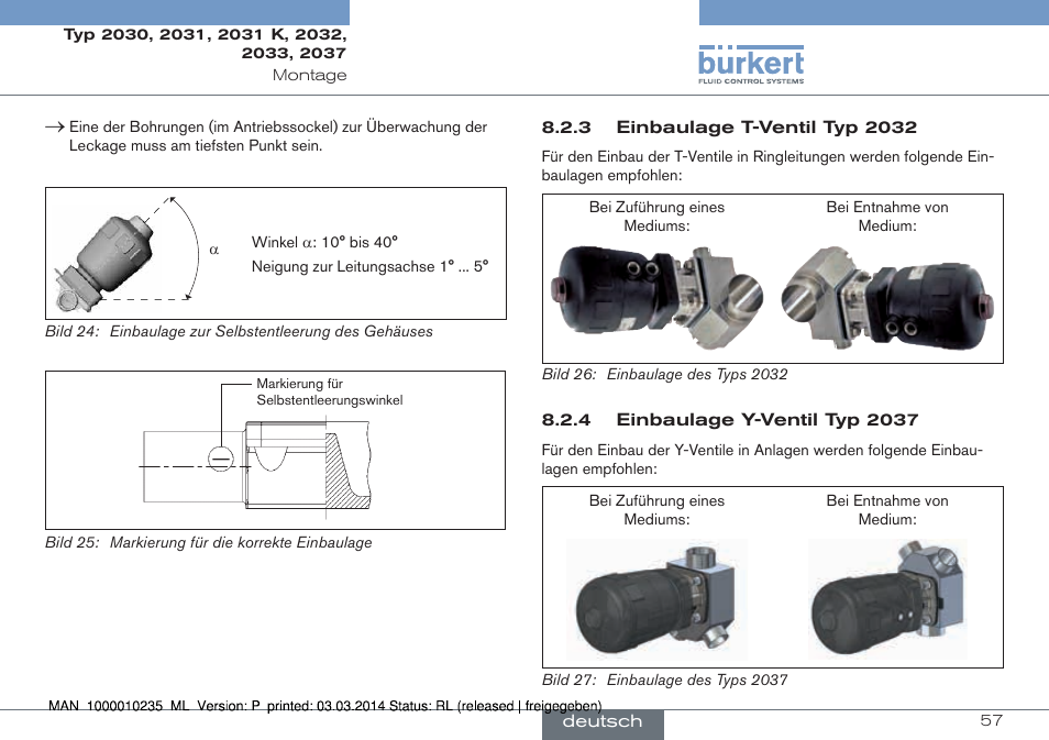 Burkert Type 2037 User Manual | Page 57 / 106