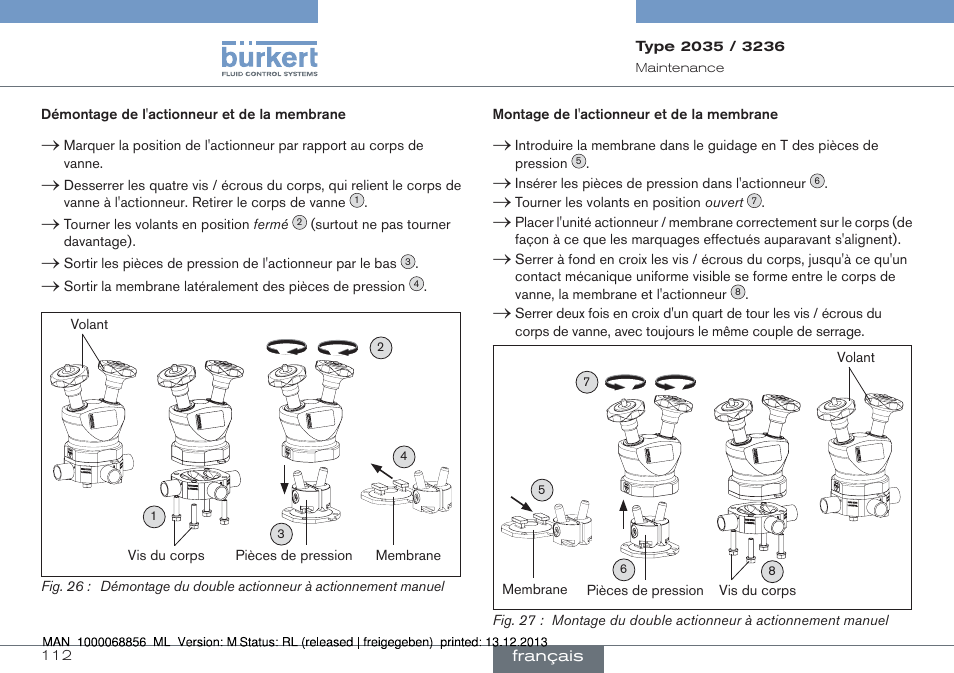 Burkert Type 3236 User Manual | Page 112 / 124