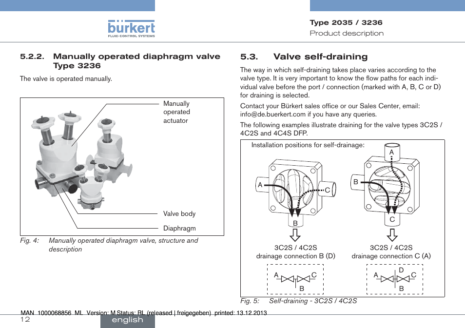 Burkert Type 3236 User Manual | Page 12 / 124