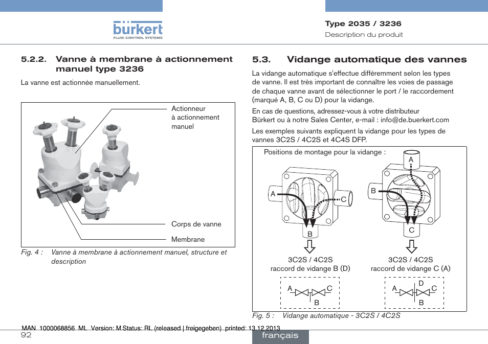 Burkert Type 3236 User Manual | Page 92 / 124