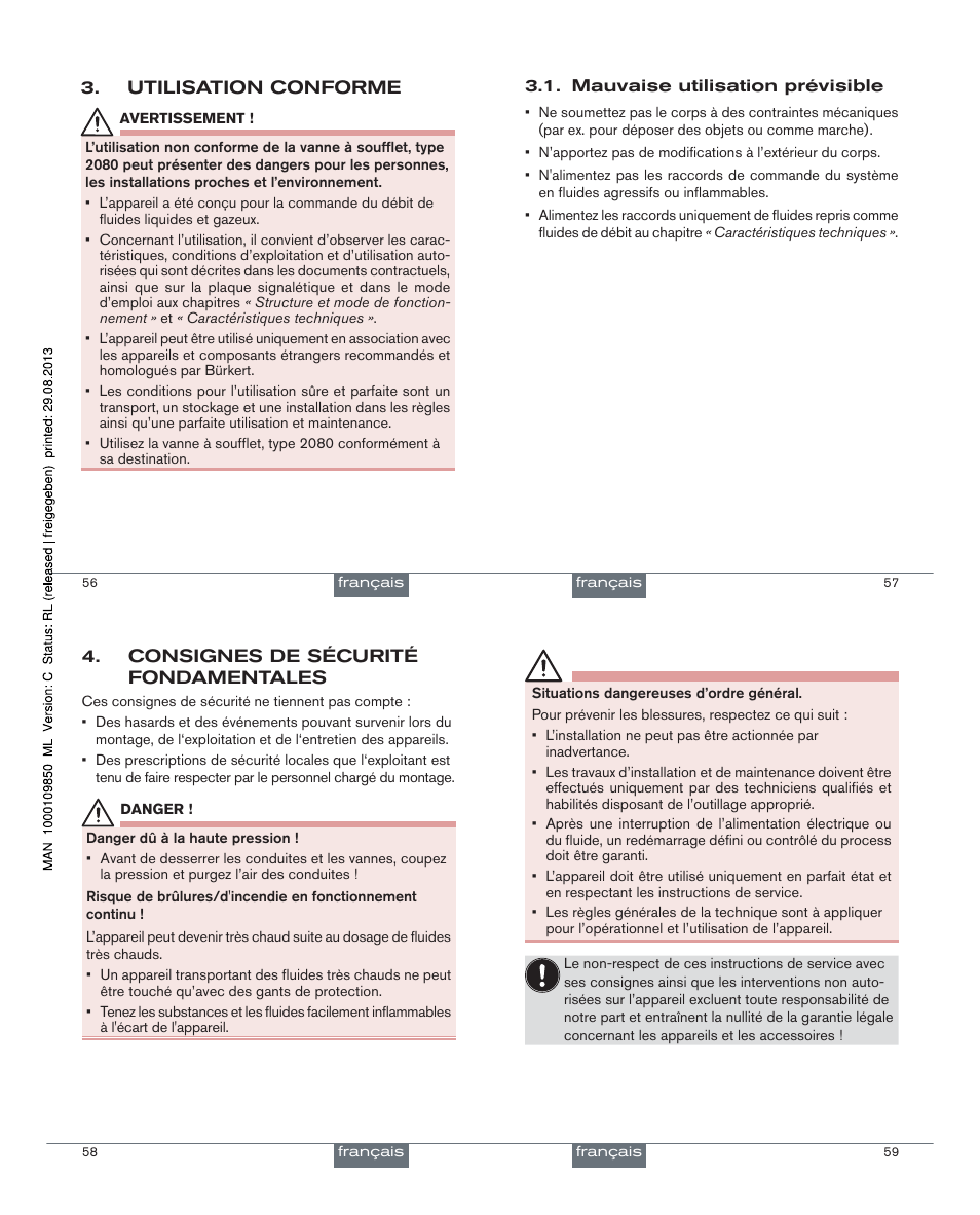 Burkert Type 2080 User Manual | Page 16 / 21