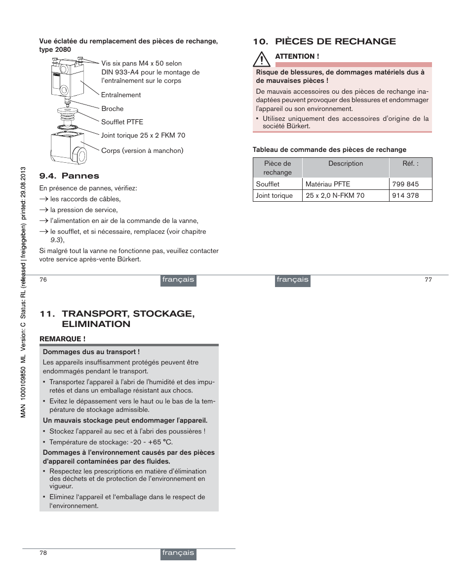 Burkert Type 2080 User Manual | Page 21 / 21