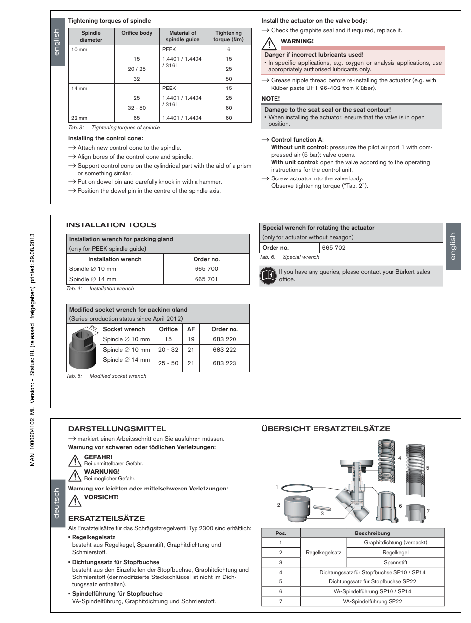 Burkert Type 2300 User Manual | Page 4 / 11