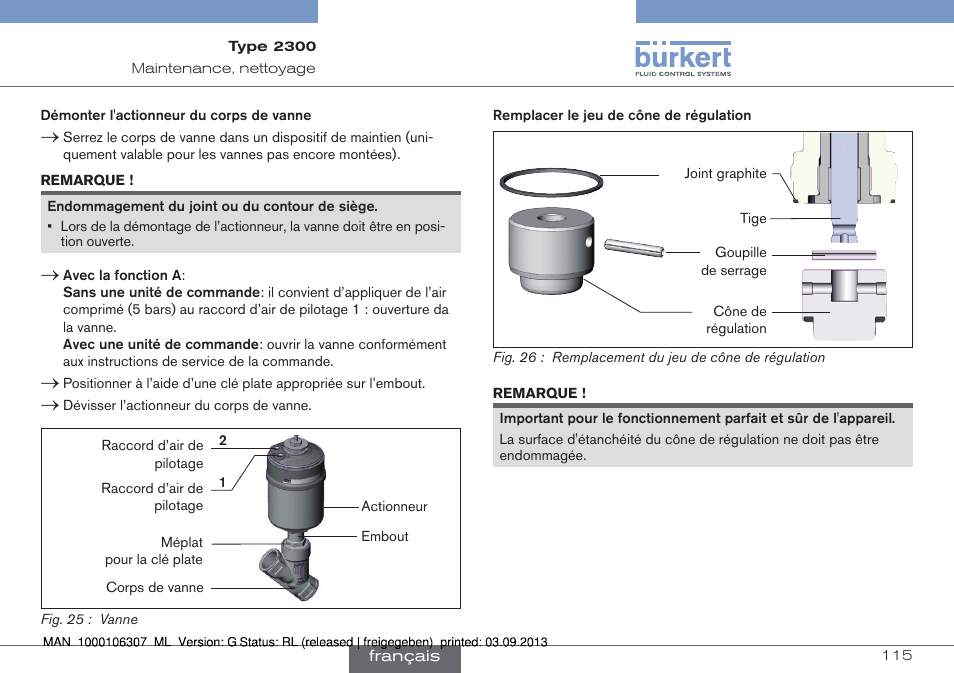 Burkert Type 2300 User Manual | Page 115 / 130