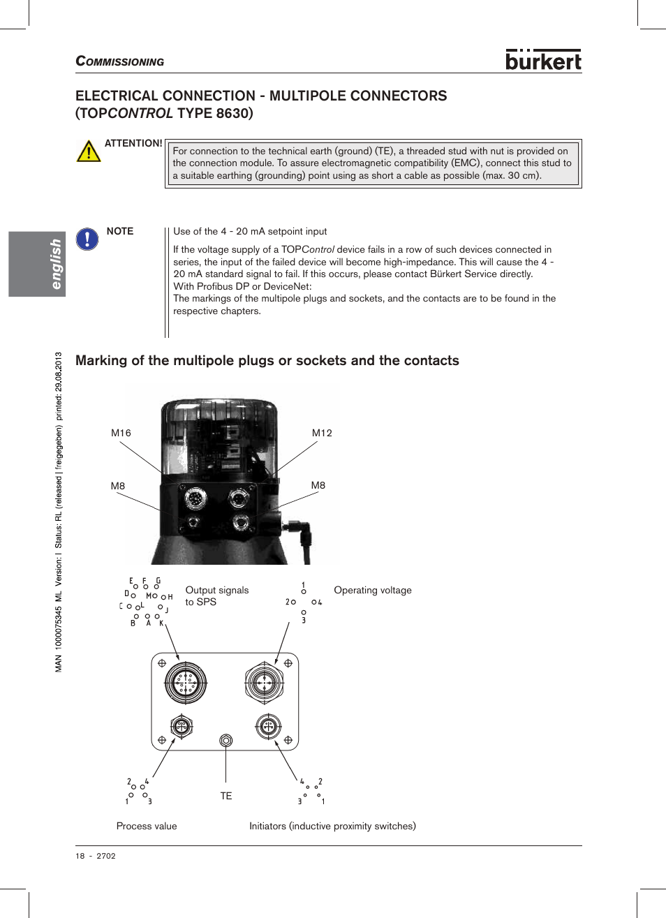 Burkert Type 2702 User Manual | Page 18 / 94