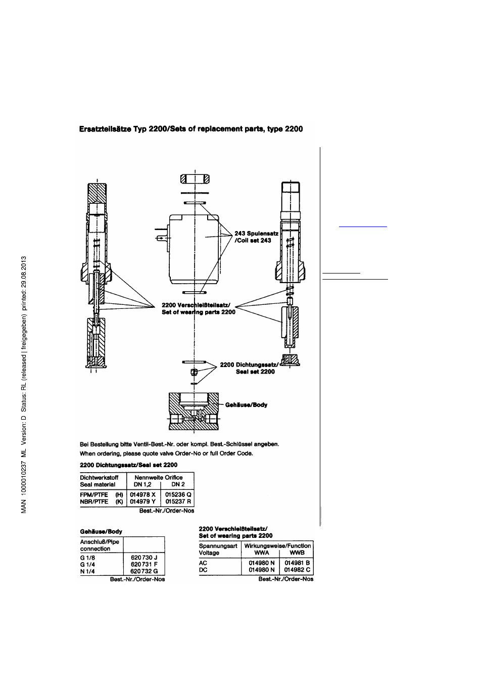 Burkert Type 2200 User Manual | Page 2 / 4