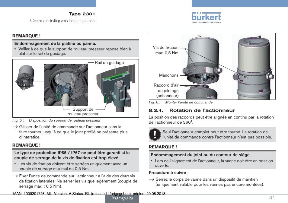 Burkert Type 2301 User Manual | Page 41 / 46