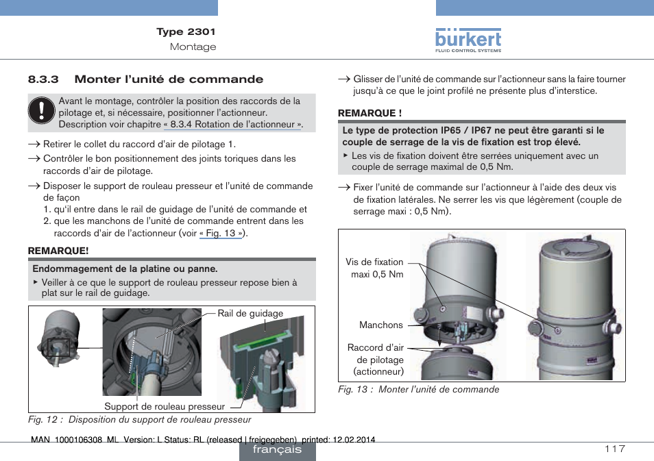 Burkert Type 2301 User Manual | Page 117 / 142