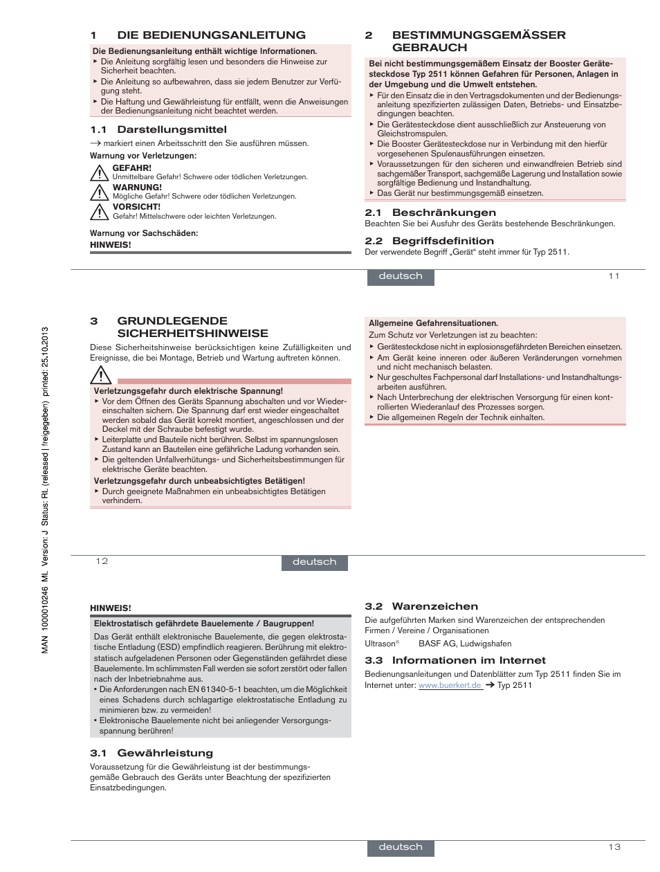 Burkert Type 2511 User Manual | Page 6 / 12
