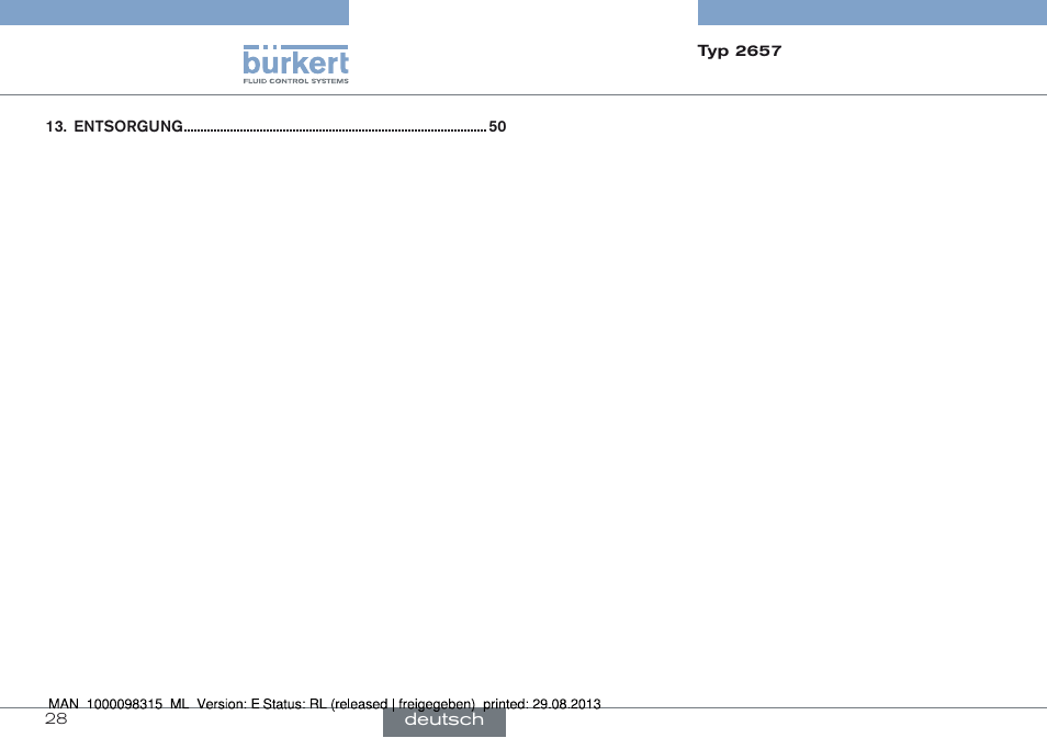 Burkert Type 2658 User Manual | Page 28 / 75