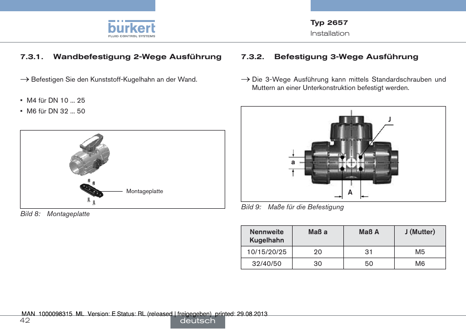 Burkert Type 2658 User Manual | Page 42 / 75