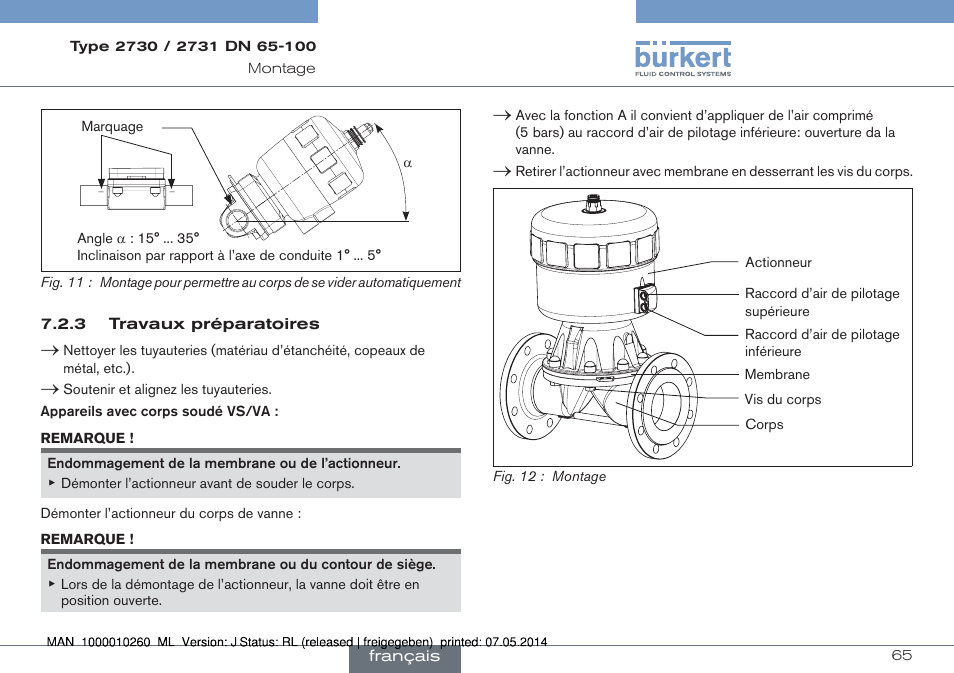 Burkert Type 2731 User Manual | Page 65 / 78