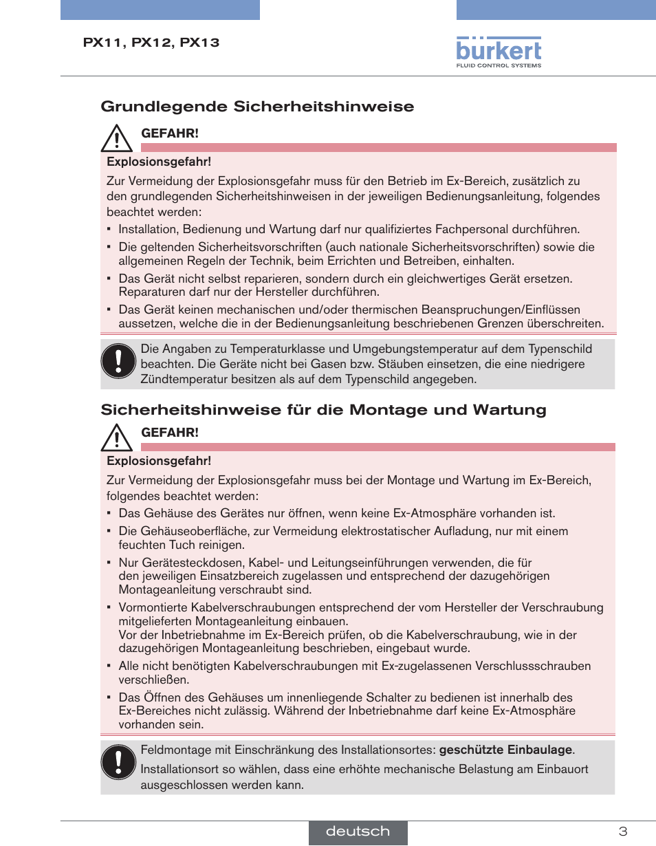 Burkert Type SE30 User Manual | Page 3 / 4