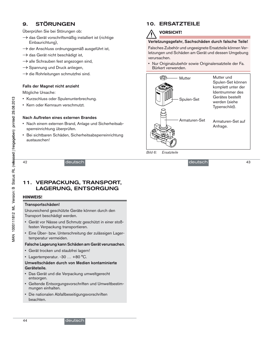 Burkert Type 5407 User Manual | Page 12 / 18