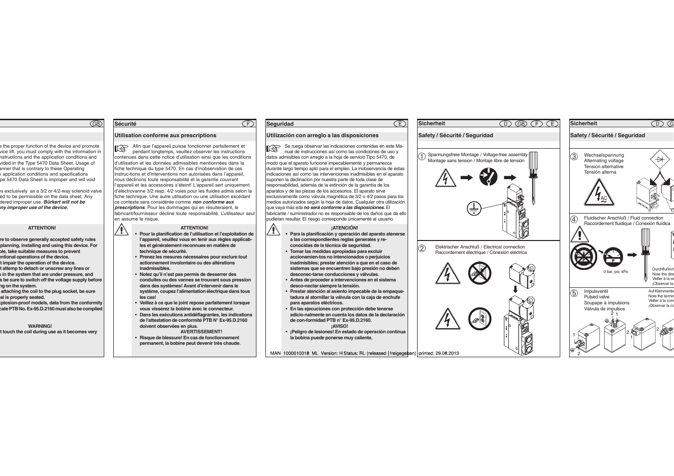 Burkert Type 5470 User Manual | Page 2 / 6
