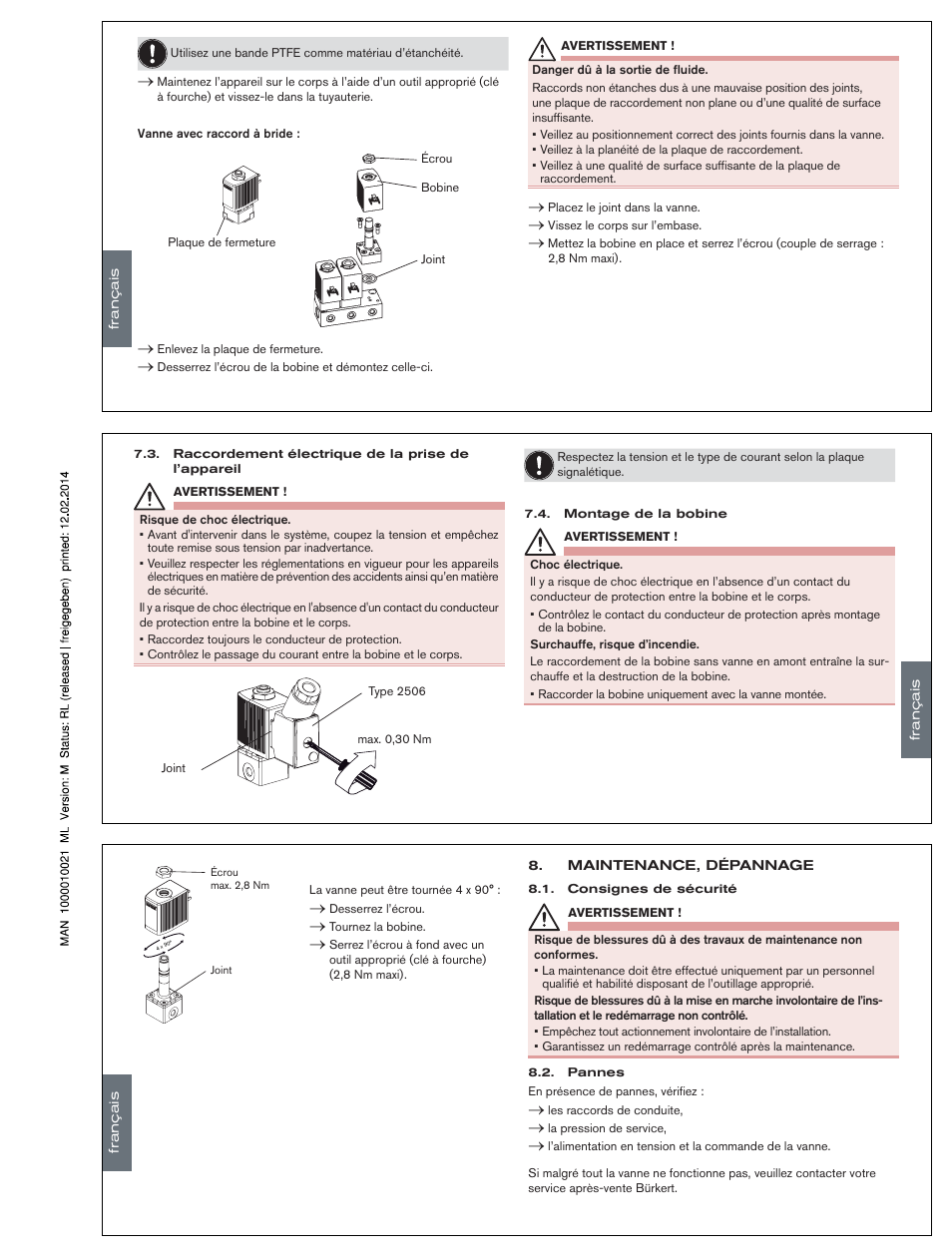 Burkert Type 6012 User Manual | Page 11 / 12