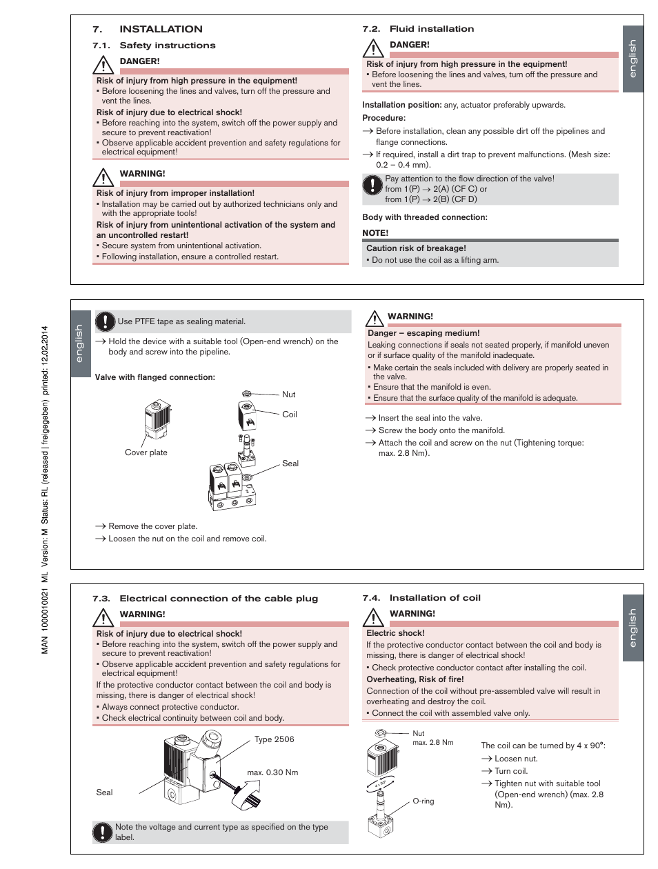 Burkert Type 6012 User Manual | Page 3 / 12