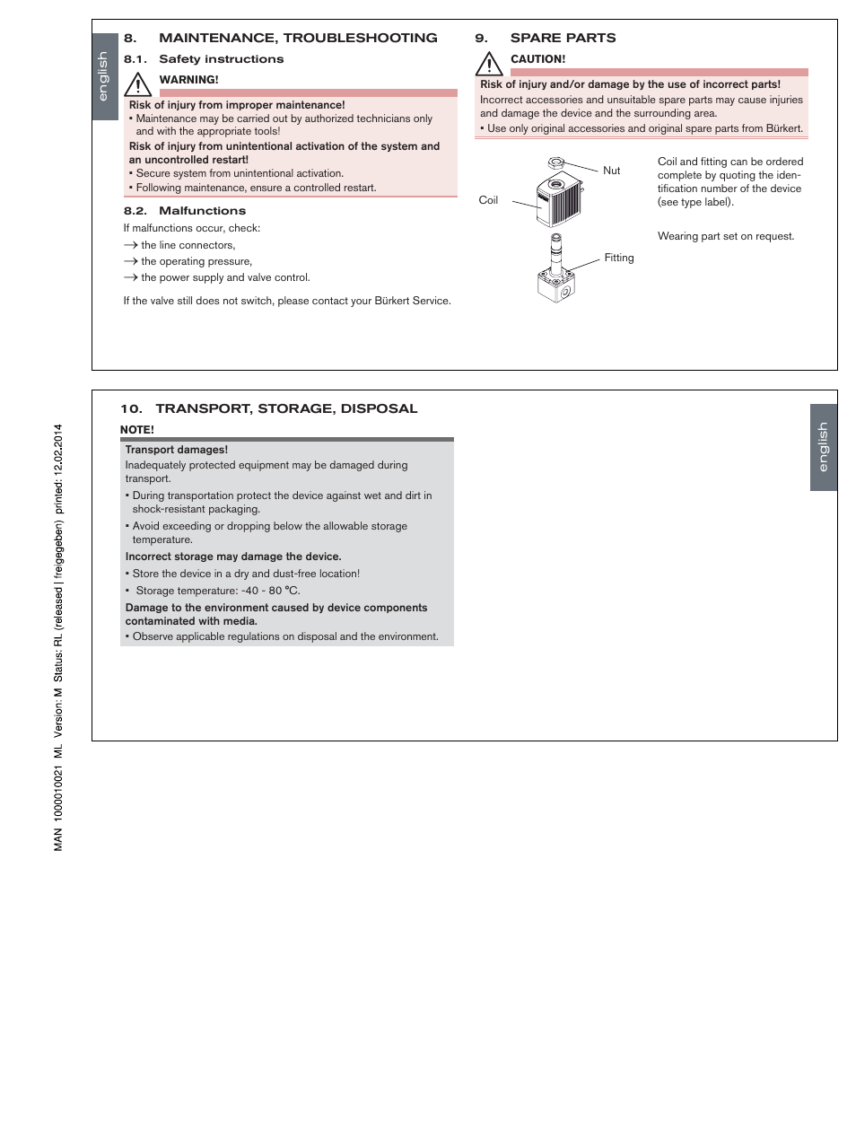 Burkert Type 6012 User Manual | Page 4 / 12