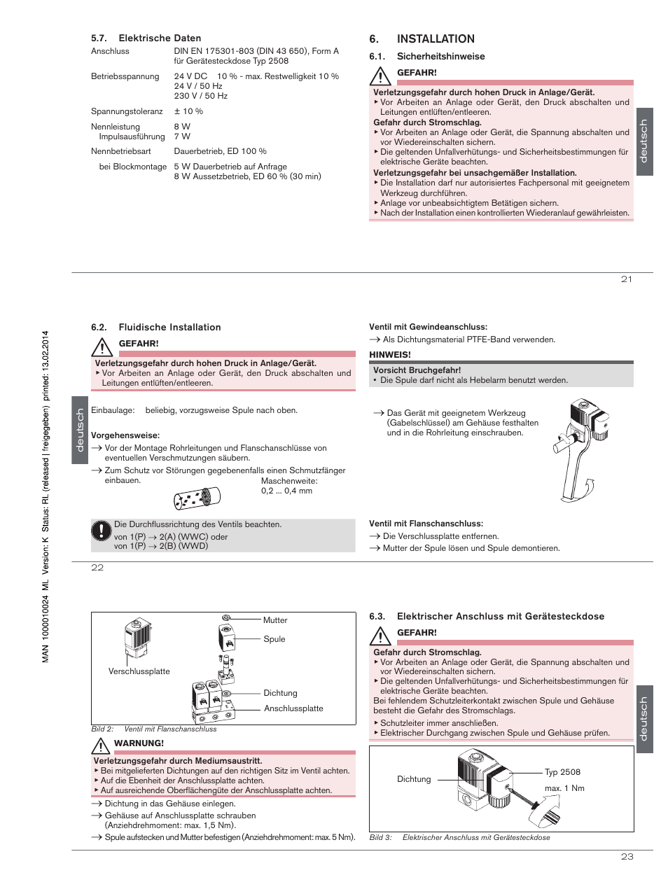 Burkert Type 6014 User Manual | Page 10 / 18